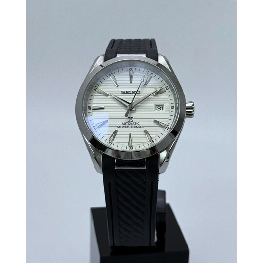 Custom Seiko Mod • White Teak Aqua Terra • 40mm